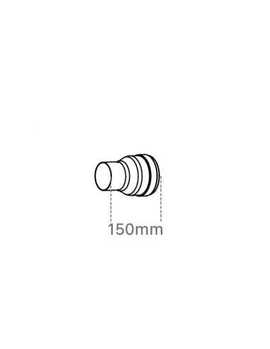 Adaptador Salida De Gases Domusa 80M/100H 1 Adaptador Salida De Gases Domusa 80M/100H