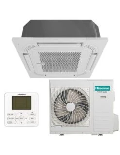 Aire Acondicionado Cassette Hisense TURBO ACT71UR4RJC8 / AUW71U4RK8