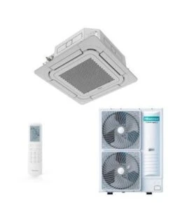 Aire Acondicionado Cassette HisenseTURBO AUC105UR4RKC8 / AUW105U6RN8