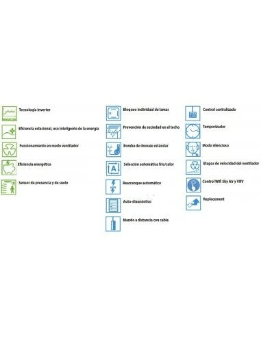 Aire Acondicionado Cassette Integrado Daikin Sky Air FAS25A 4 Aire Acondicionado Cassette Integrado Daikin Sky Air FAS25A - Imagen 4