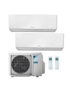 Aire Acondicionado Split 2x1 Daikin Perfera 2MXM50A+FTXM25R+FTXM35R