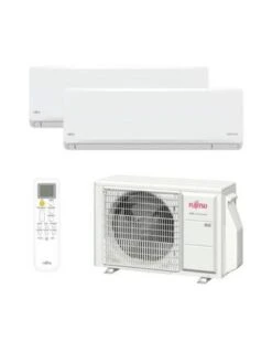 Aire Acondicionado Split 2x1 Fujitsu ASY25U2MI-KN (W) UE40