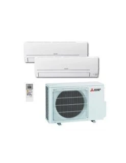 Aire Acondicionado Split 2x1 Mitsubishi HR 35+35+50