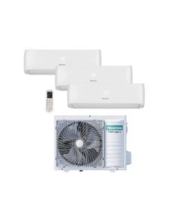 Aire Acondicionado Split 3x1 Hisense Multi Style 25+25+35+72 WIFI