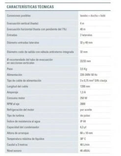 Bomba De Evacuación SFA SANISHOWER 7 Bomba De Evacuación SFA SANISHOWER -Gasfriocalor Tienda bomba de evacuacion sfa sanishower 1