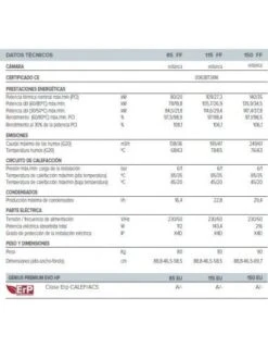 Caldera A Gas Ariston GENUS PREMIUM EVO HP 150 KW EU -Gasfriocalor Tienda caldera a gas ariston genus premium evo hp 150 kw eu 2