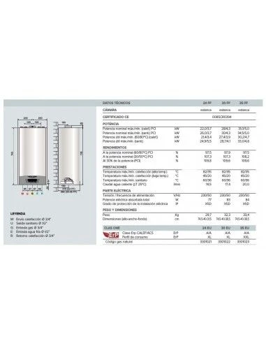 Caldera A Gas De Condensación Ariston CLAS ONE 35 EU 2 Caldera A Gas De Condensación Ariston CLAS ONE 35 EU - Imagen 2