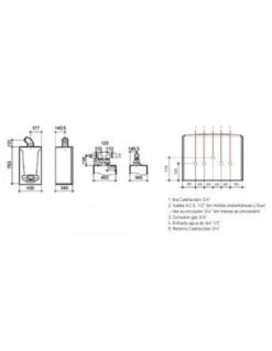 Caldera A Gas De Condensación Baxi PLATINUM ALUX 24/24 F 5 Caldera A Gas De Condensación Baxi PLATINUM ALUX 24/24 F -Gasfriocalor Tienda caldera a gas de condensacion baxi platinum alux 24 24 f 2