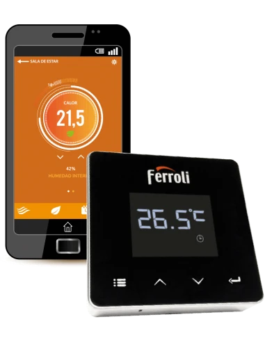 Caldera A Gas De Condensación Ferroli BLUEHELIX MAXIMA 28 C + Crono Connect Smart WIFI 3 Caldera A Gas De Condensación Ferroli BLUEHELIX MAXIMA 28 C + Crono Connect Smart WIFI - Imagen 3
