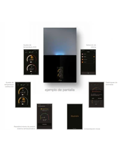 Caldera A Gas De Condensación Ferroli BLUEHELIX MAXIMA 28 C + Crono Connect Smart WIFI 4 Caldera A Gas De Condensación Ferroli BLUEHELIX MAXIMA 28 C + Crono Connect Smart WIFI - Imagen 4