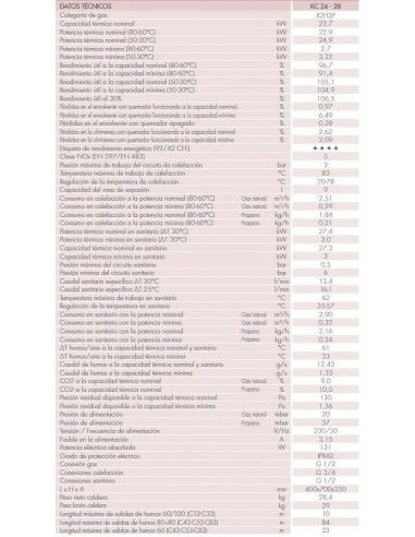 Caldera A Gas De Condensación Fondital DELFIS KC 24 2 Caldera A Gas De Condensación Fondital DELFIS KC 24 - Imagen 2