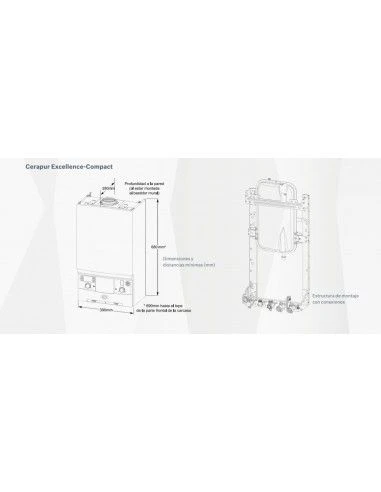 Caldera Junkers Cerapur Excellence Compact ZWB 30/32-1A 2 Caldera Junkers Cerapur Excellence Compact ZWB 30/32-1A - Imagen 2