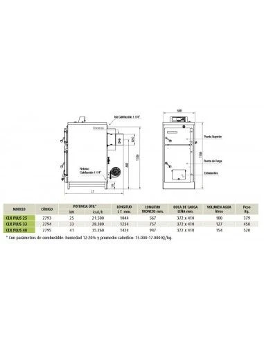 Caldera De Leña Lasian CLX PLUS 33 5 Caldera De Leña Lasian CLX PLUS 33 - Imagen 5