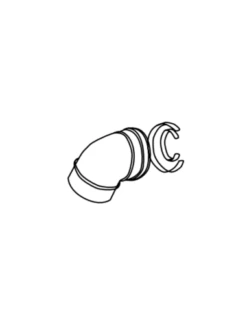 Codo Coaxial 45° Domusa De 60/100 Mm