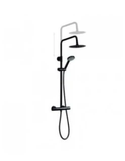 Conjunto De Ducha Cabel Telescópica Sfera Ther Black