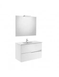 Conjunto Mueble De Baño Roca VICTORIA-N 80x46 - Blanco