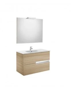 Conjunto Mueble De Baño Roca VICTORIA-N 80x46 - Roble