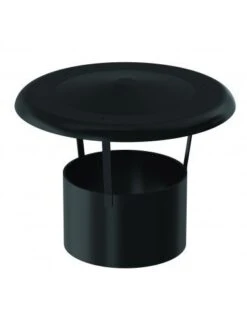 Deflector Evacuación Vertical De Acero Inox 80 Fig