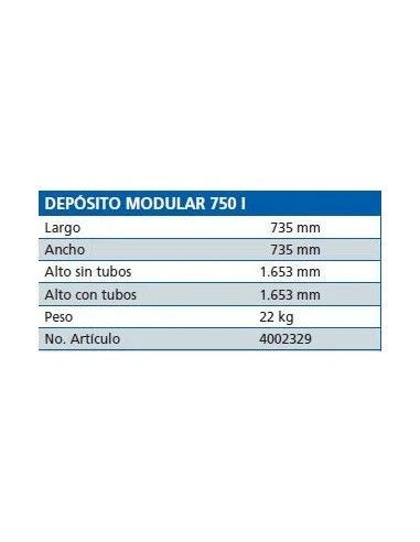 Deposito Schütz De Gasoil Modular 600l 2 Deposito Schütz De Gasoil Modular 600l - Imagen 2