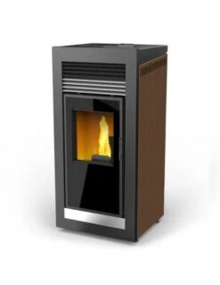 Estufa De Pellets Lasian QUBE FLOW 12 KW