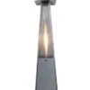 Estufa Exterior BRITEC FLAMME Pirámide Silver