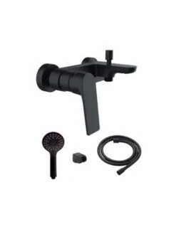 Grifo Para Baño-ducha Cabel Serie JAZZ Negro