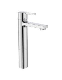 Grifo Para Lavabo Roca Naia Cuerpo Liso Caño Alto