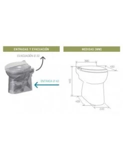 Inodoro Con Triturador Incorporado SFA SANICOMPACT C-43 -Gasfriocalor Tienda inodoro con triturador incorporado sfa sanicompact c 43 1