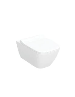 Inodoro Suspendido Geberit Smyle Square Con Asiento Y Tapa