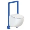 Inodoro Suspendido SFA Sanicompact Comfort+ Con Bastidor Y Triturador