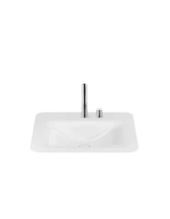 Lavabo De Encimera Roca Baia 660 Mm 2 Orificios De Grifería