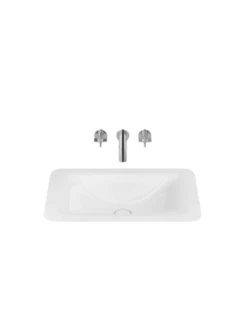 Lavabo De Encimera Roca Baia 660 Mm Para Grifería Mural