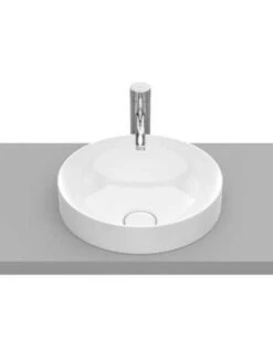 Lavabo De Encimera Roca Round FINECERAMIC 370 Mm