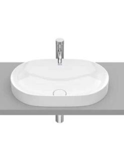 Lavabo De Encimera Roca Round FINECERAMIC ® 550 Mm
