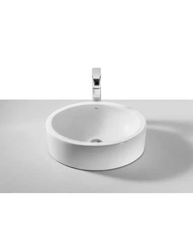 Lavabo De Porcelana Roca Fuego Sobre Encimera 1 Lavabo De Porcelana Roca Fuego Sobre Encimera