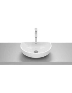 Lavabo De Porcelana Roca Optica Sobre Encimera 450x300
