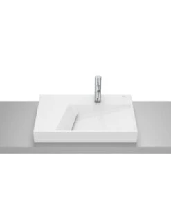 Lavabo Sobre Encimera Roca Horizon Geometric 600x420 Mm