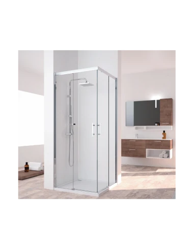 Mampara Cabel Angular BOX AH 2 Fijos + 2 Correderas AH10007000 1 Mampara Cabel Angular BOX AH 2 Fijos + 2 Correderas AH10007000