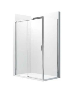 Mampara Frontal NARAY Roca 1 Hoja Corredera + 1 Fija 1300x1950