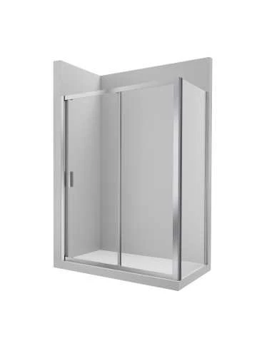 Mampara Roca Ura L2-E Frontal 1hoja Corredera + 1 Hoja Fija 1600mm 2 Mampara Roca Ura L2-E Frontal 1hoja Corredera + 1 Hoja Fija 1600mm - Imagen 2