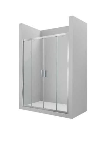 Mampara Roca Ura L4-E Frontal 2hojas Correderas + 2 Hojas Fijas 1900mm 2 Mampara Roca Ura L4-E Frontal 2hojas Correderas + 2 Hojas Fijas 1900mm - Imagen 2