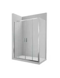 Mampara Roca Ura L4-E Frontal 2hojas Correderas + 2 Hojas Fijas 1900mm