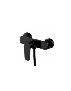 Monomando Cabel Black Para Baño-ducha