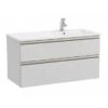 Mueble Base Con Lavabo Roca Unik The Gap A851482447
