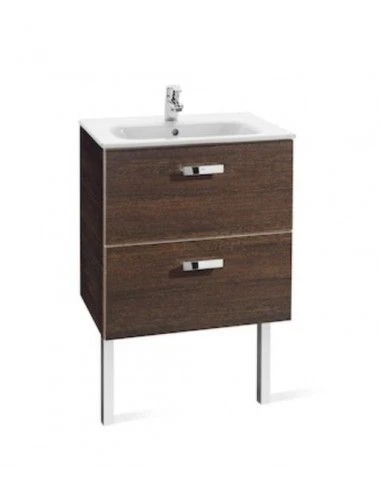 Mueble Base Roca VICTORIA Basic 60x46 Cm - Nogal 1 Mueble Base Roca VICTORIA Basic 60x46 Cm - Nogal