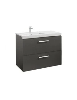 Mueble De Baño Base Roca PRISMA De 2 Cajones 900mm Lavabo A La Izquierda