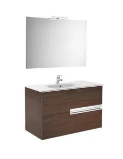 Mueble De Baño Base Roca Victoria-N Pack De Dos Cajones Y Lavabo 700 Mm