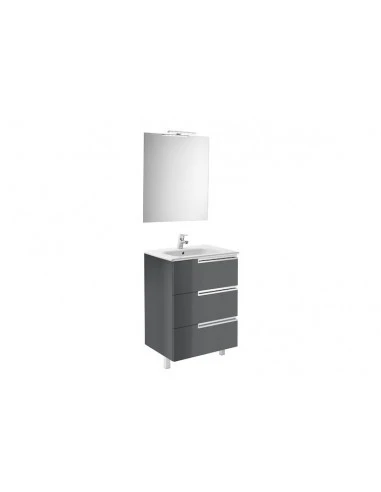 Mueble De Baño Base Roca Victoria-N Pack De Tres Cajones Y Lavabo700 Mm 1 Mueble De Baño Base Roca Victoria-N Pack De Tres Cajones Y Lavabo700 Mm