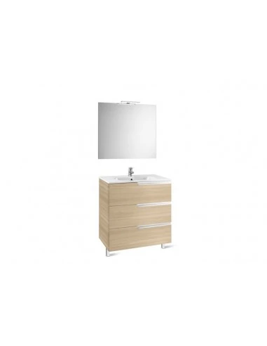 Mueble De Baño Base Roca Victoria-N Pack De Tres Cajones Y Lavabo 800 Mm 1 Mueble De Baño Base Roca Victoria-N Pack De Tres Cajones Y Lavabo 800 Mm