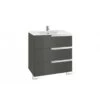 Mueble De Baño Base Roca Victoria-N Unik De Tres Cajones Y Lavabo 900 Mm